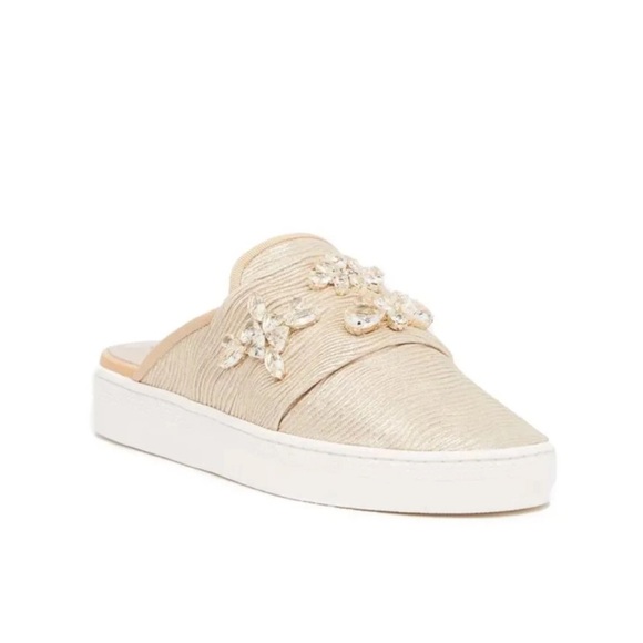 Badgley Mischka Seline Embelished Mule Slide Sneaker Size 9 - Picture 2 of 15